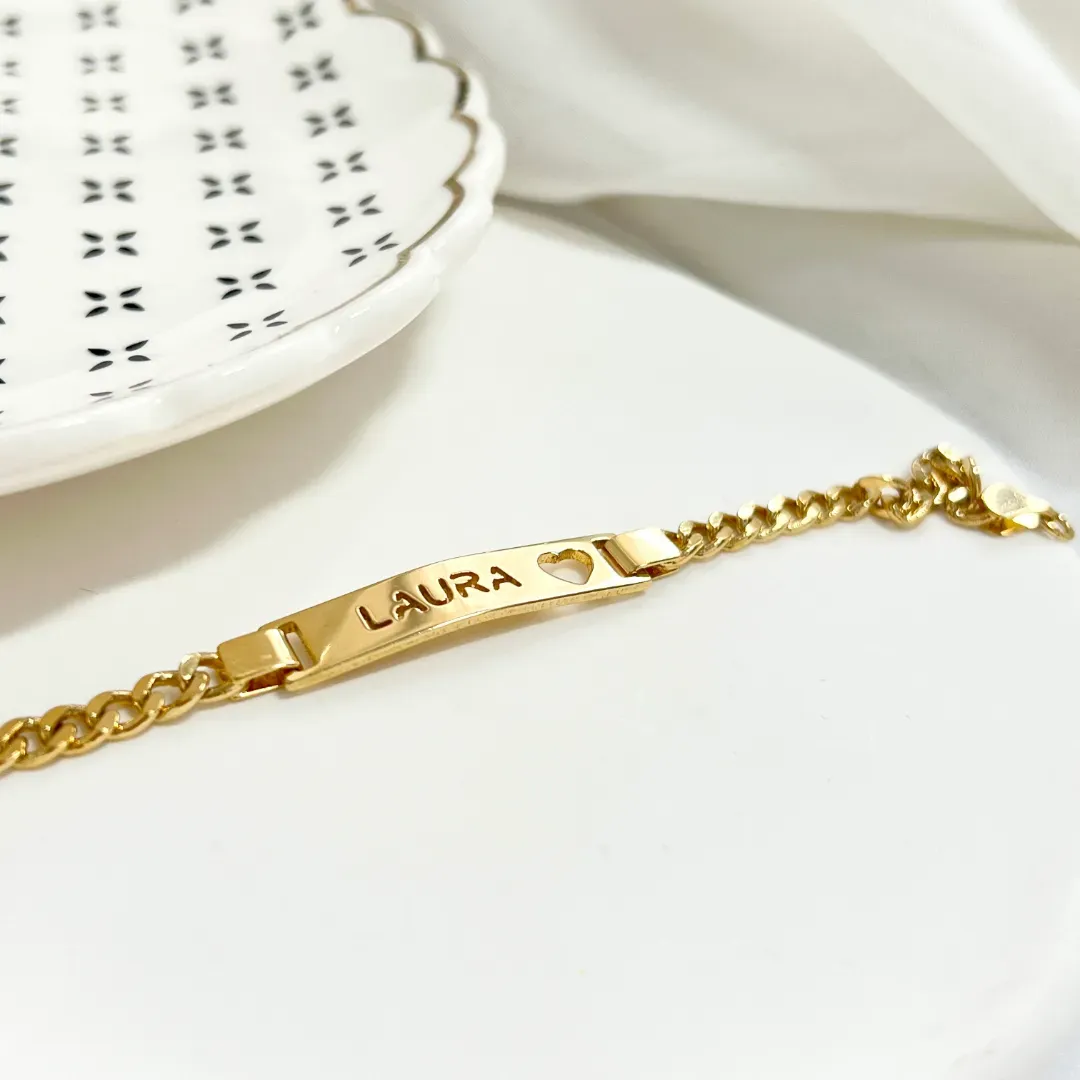 PULSEIRA INFANTIL PERSONALIZADA BL0986 LAURA