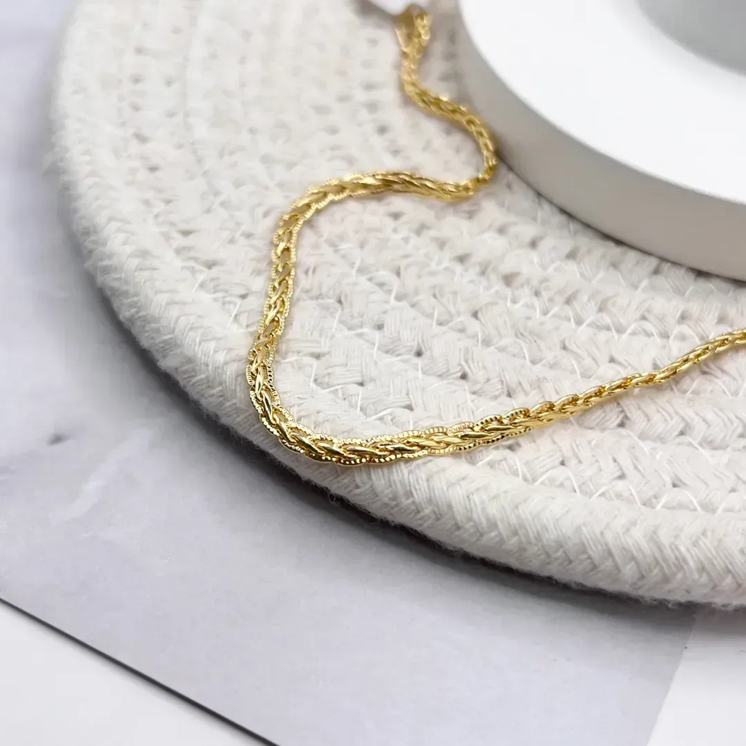 PULSEIRA MASCULINA 21CM MALHA COM FECHO CANHÃO