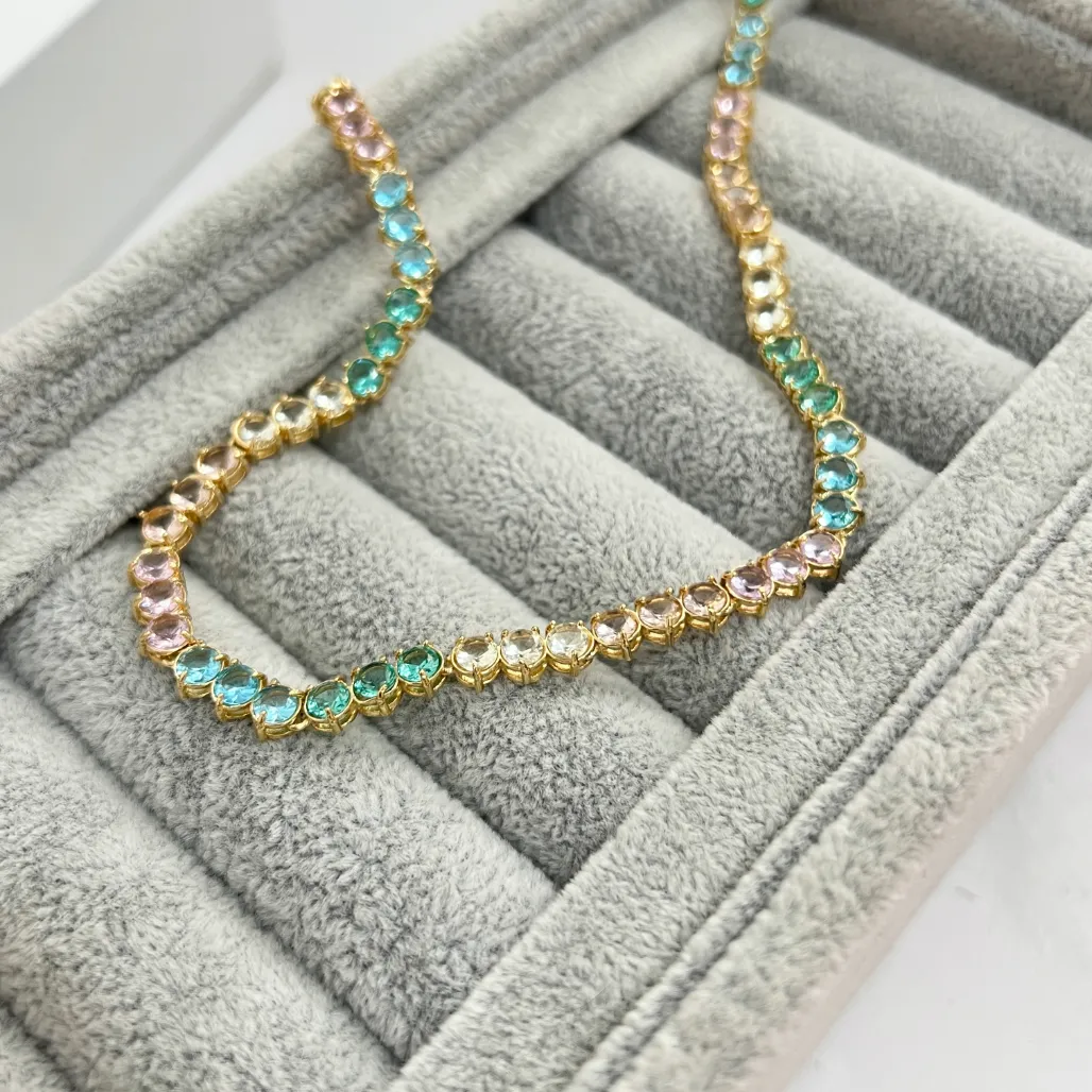 COLAR RIVIERA REDONDA CANDY COLORS