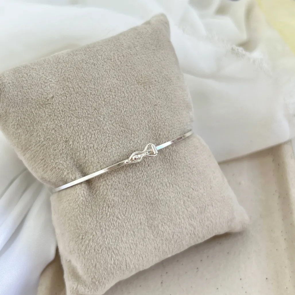 BRACELETE PRATA925 COM TRAVA