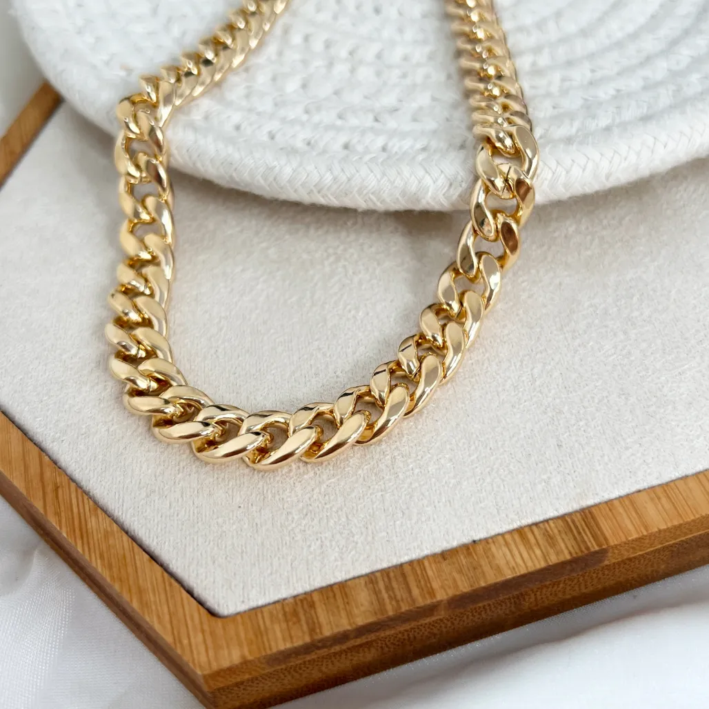 COLAR CHOKER ELOS MÉDIOS 30CM + 10CM DE EXTENSOR