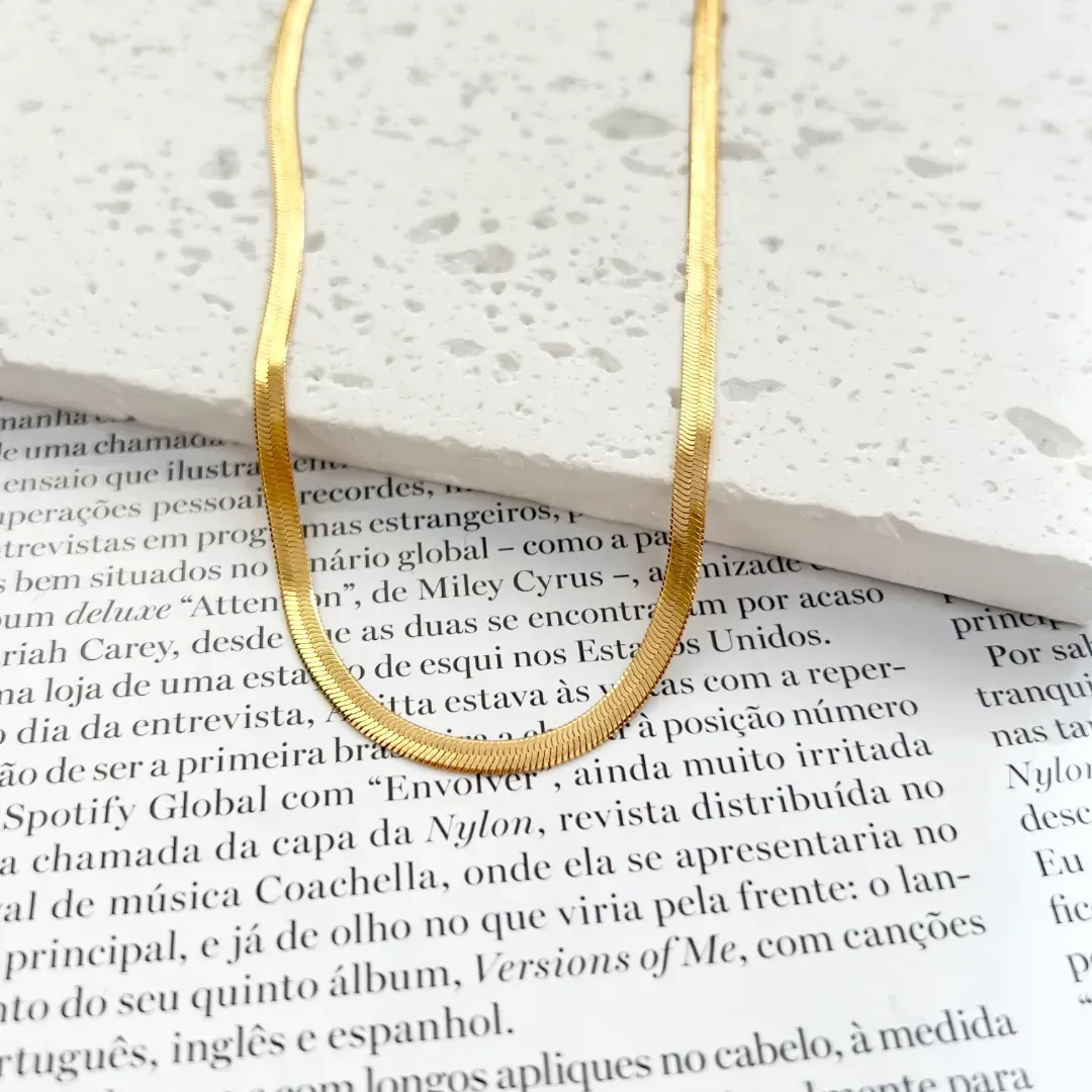 COLAR FITA 3MM 45CM