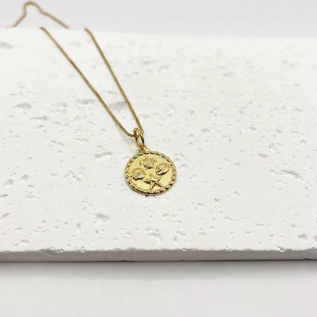 COLAR MINI MEDALHA VERÃO