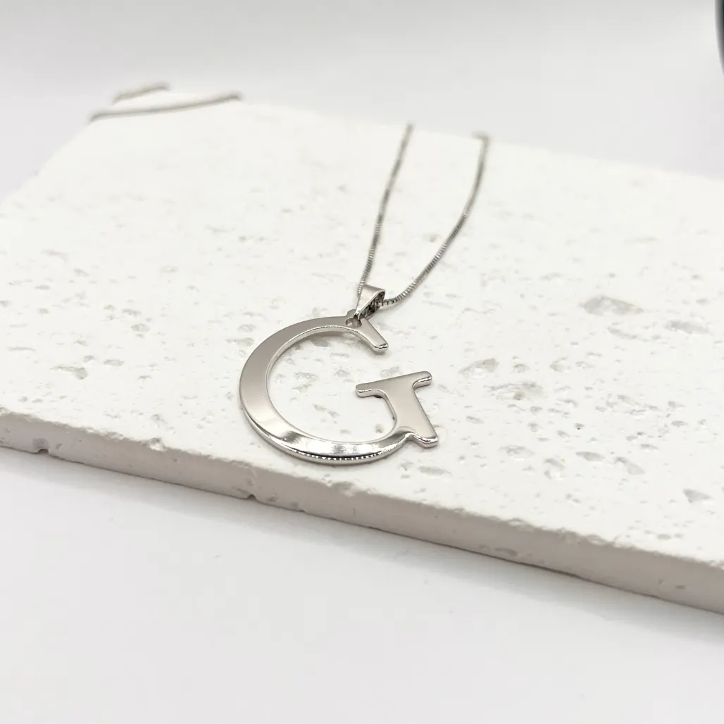 COLAR PINGENTE LETRA 3CM - G