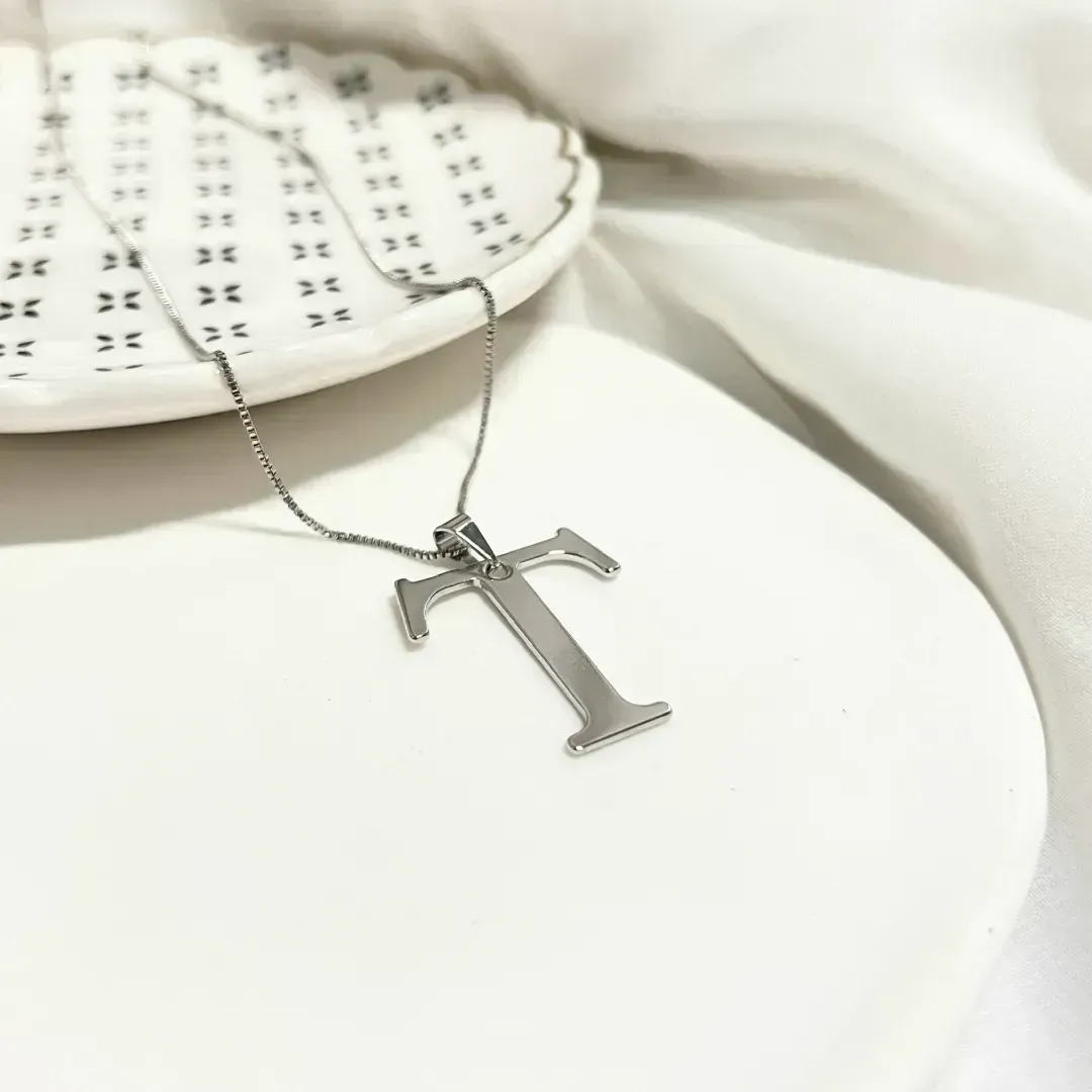 COLAR PINGENTE LETRA 3CM - T