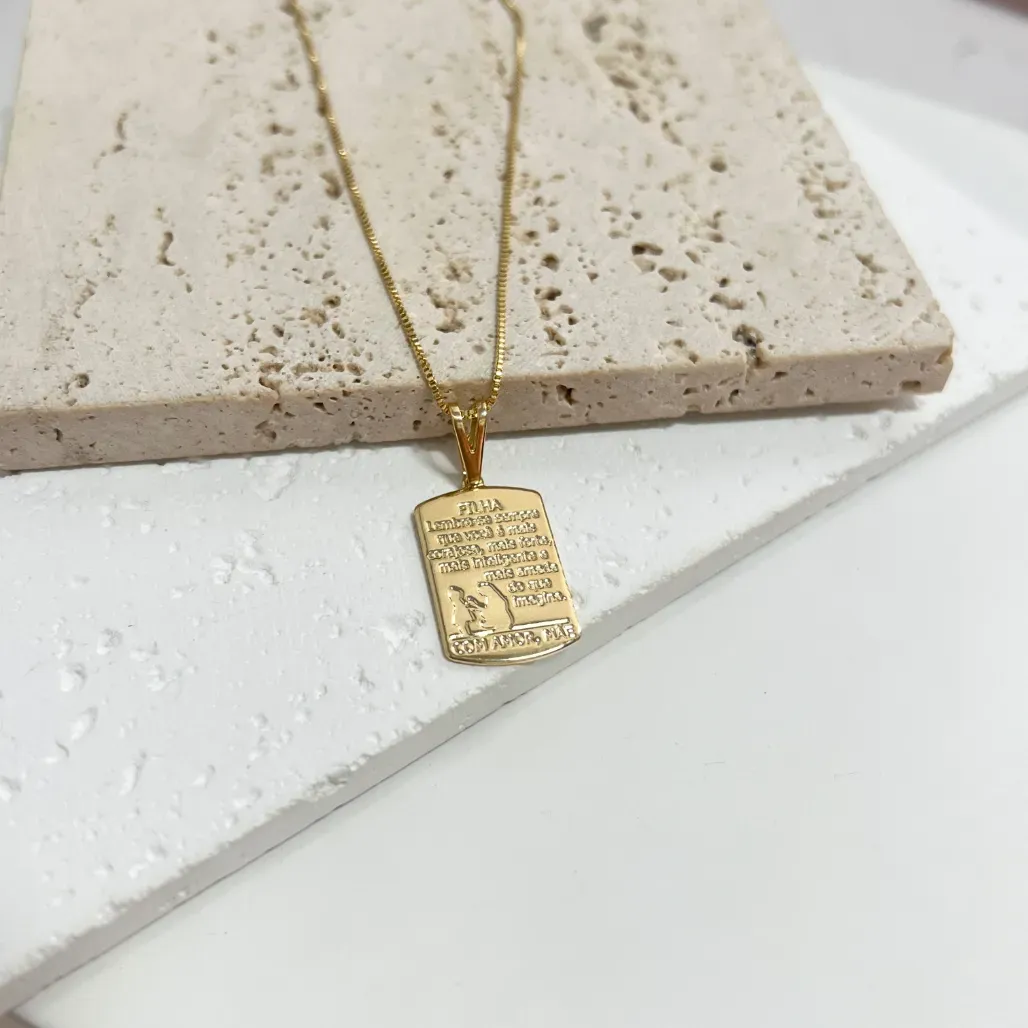 COLAR PLACA FILHA - DIZER