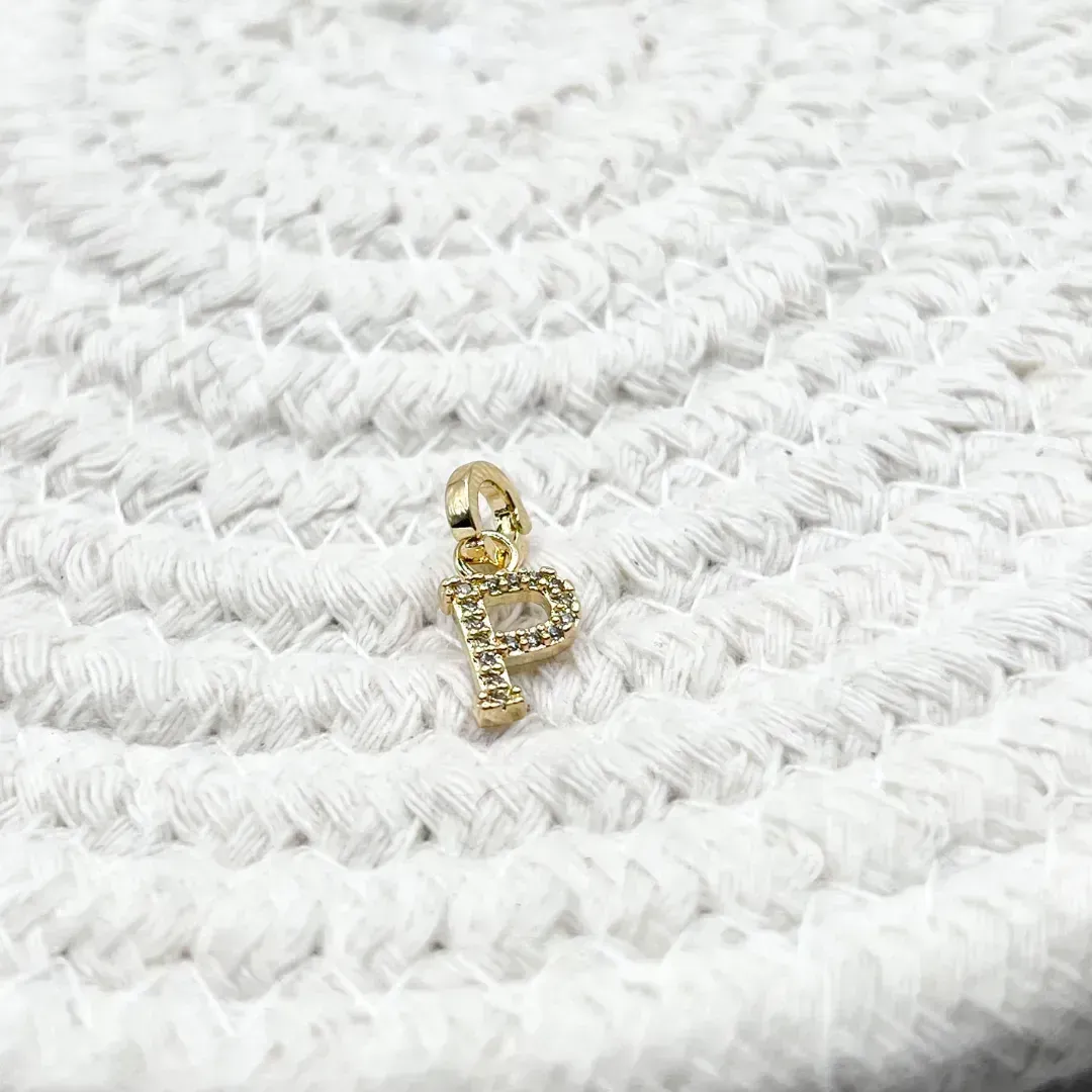 PINGENTE (CHARMS) LETRA 1CM P