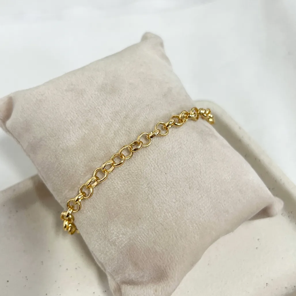PULSEIRA ELO PORTUGUÊS 5MM
