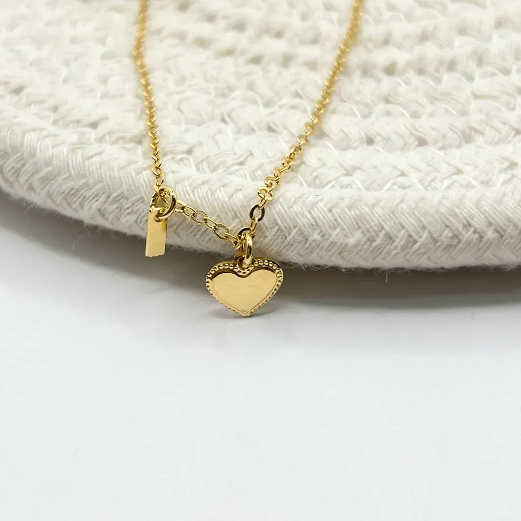 PULSEIRA LETRINHA COM CORAÇÃO CHAPA - I