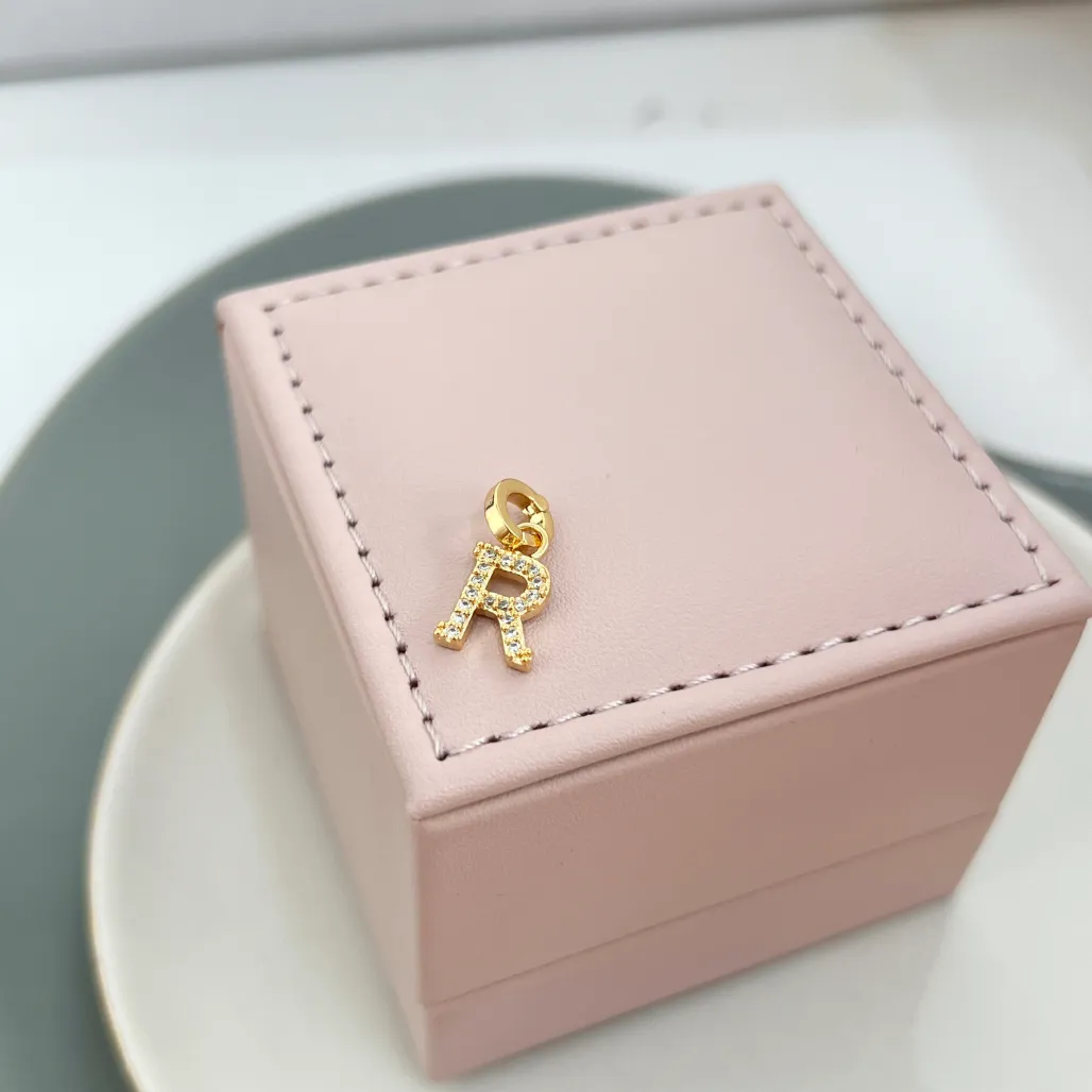 PINGENTE (CHARMS) LETRA 1CM R