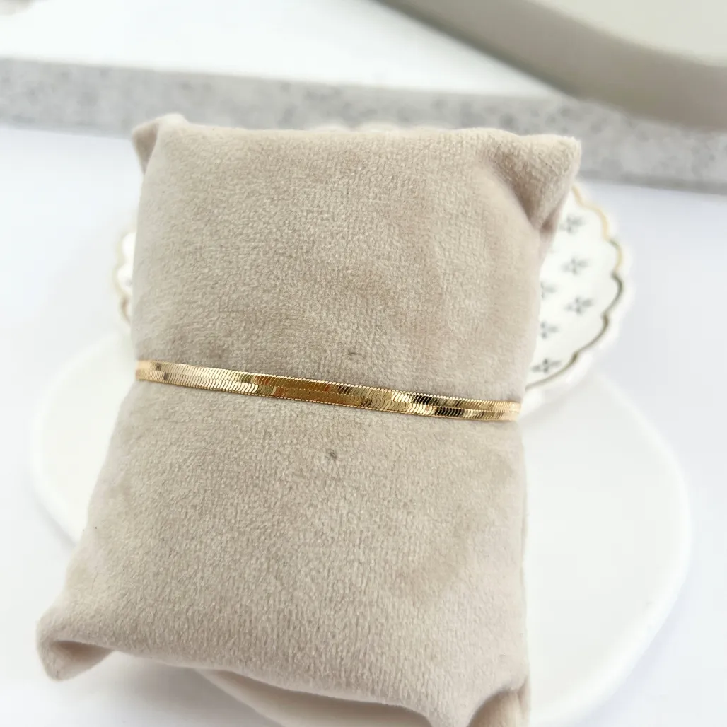 PULSEIRA FITA ITALIANA 3MM COM EXTENSOR