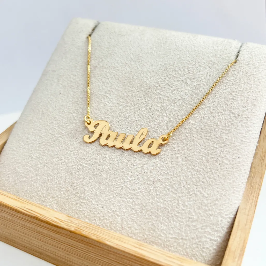 COLAR NOME  FONTE 15 - PAULA