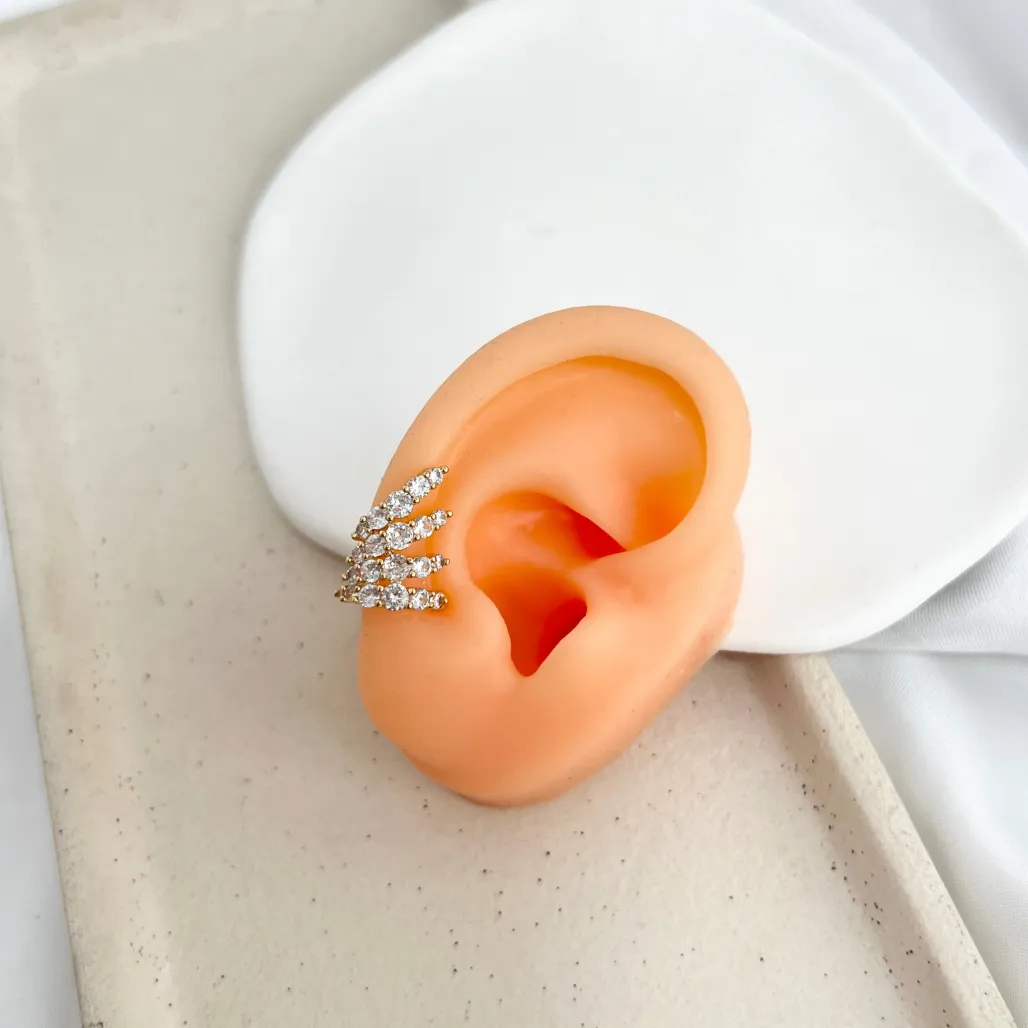 PIERCING FAKE PEDRAS DE ZIRCONIA