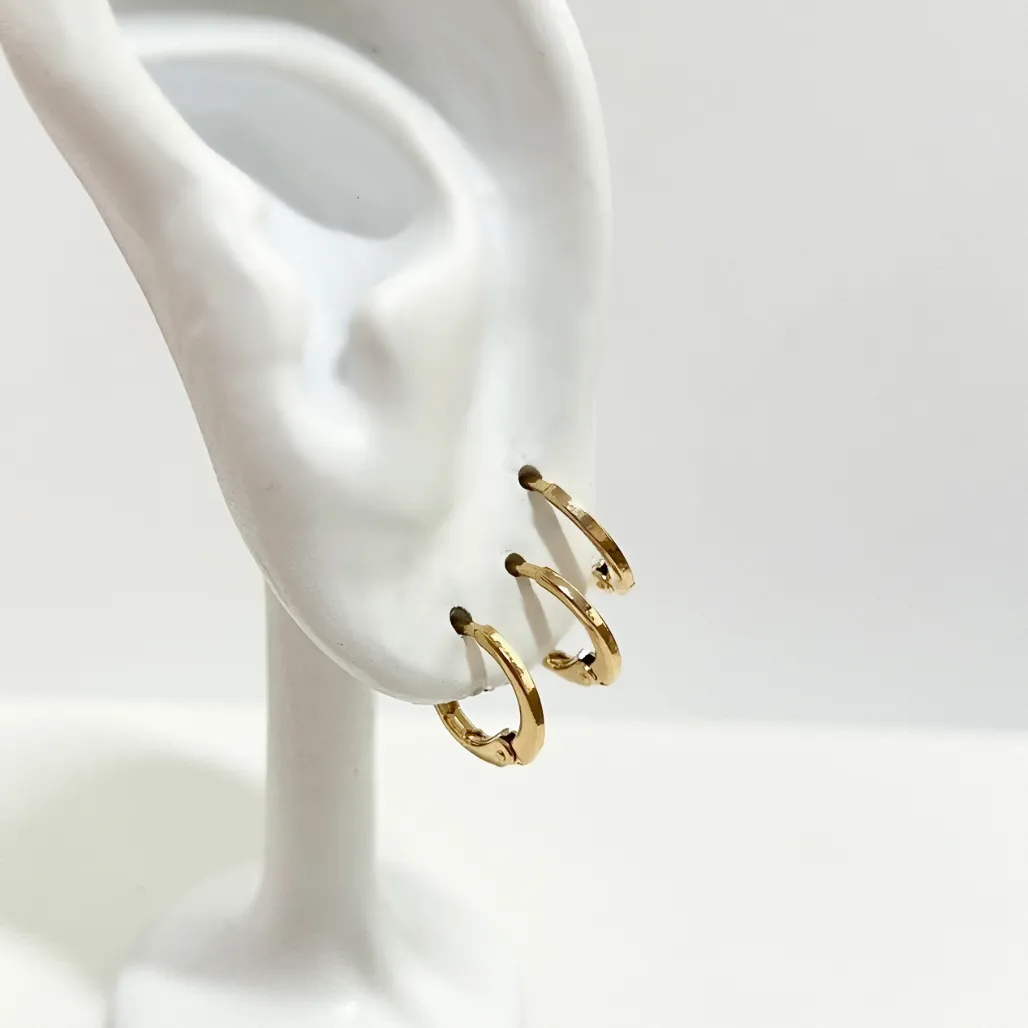TRIO BRINCO ARGOLA CLICK