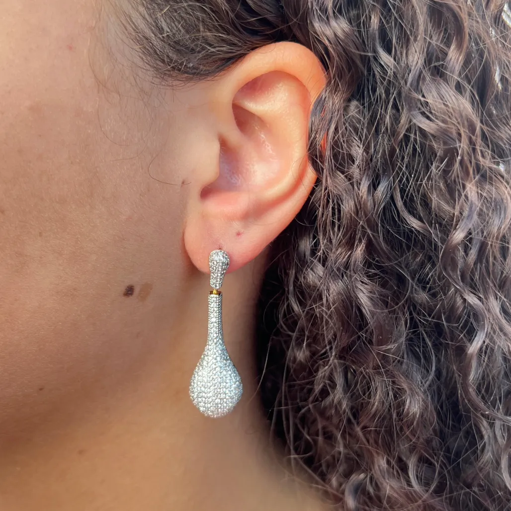 BRINCO GOTA LONGO FESTA MICRO ZIRCONIA