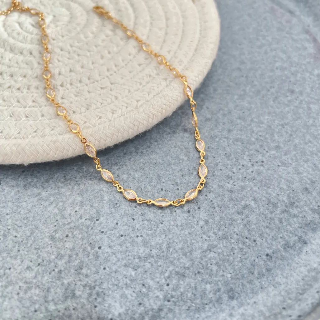 COLAR CHOKER NAVETES 35CM
