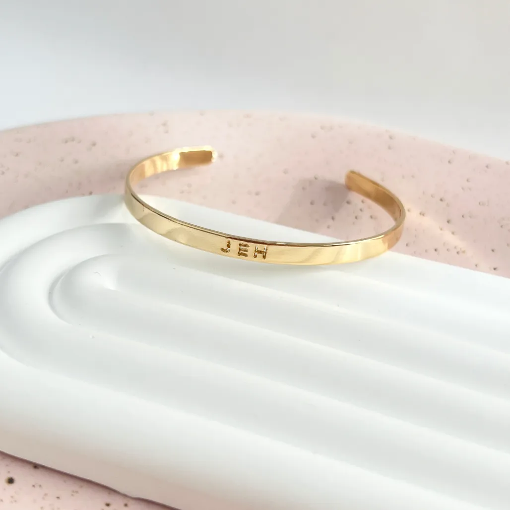 BRACELETE PERSONALIZADO COM CORTE A LASER - JEH