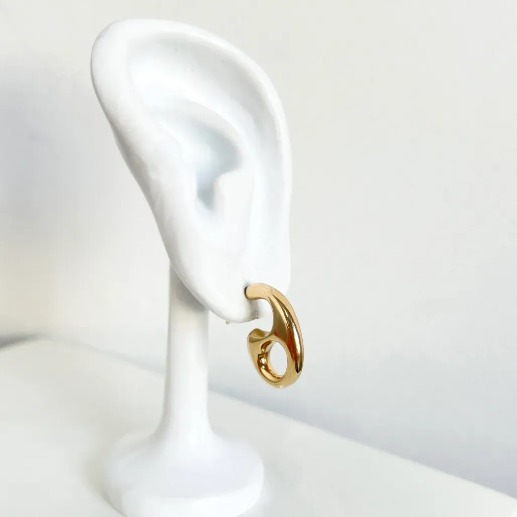 BRINCO ARGOLA LACRE - INSPIRAÇÃO GUCCI