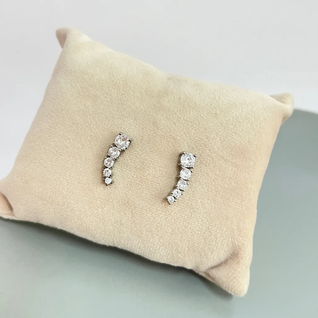 BRINCO EAR CUFF ZIRCONIAS