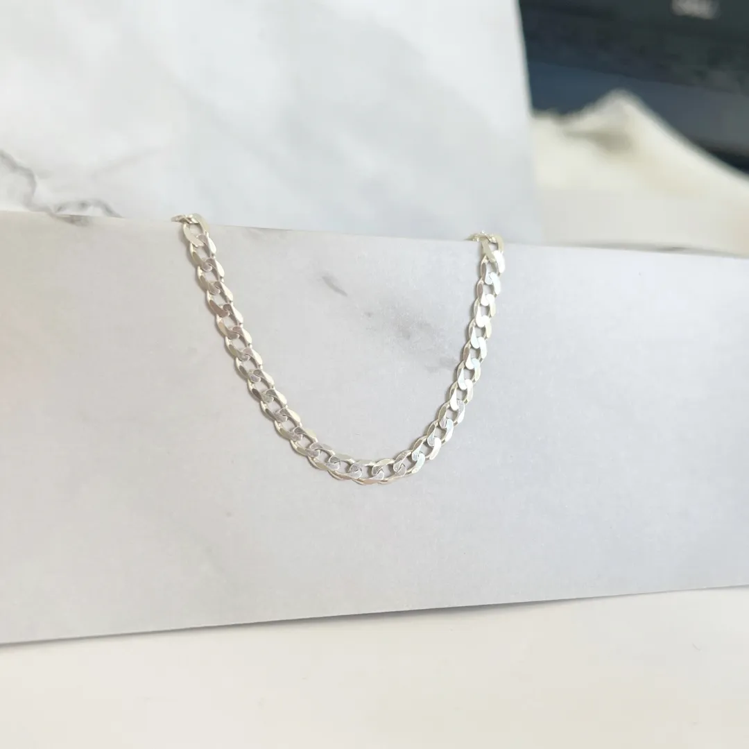 PULSEIRA PRATA925 ELO GRUMET 4MM