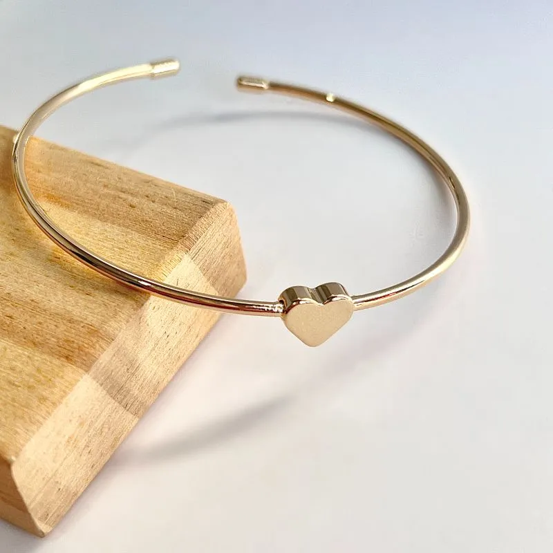 BRACELETE ABERTO CORAÇÃO