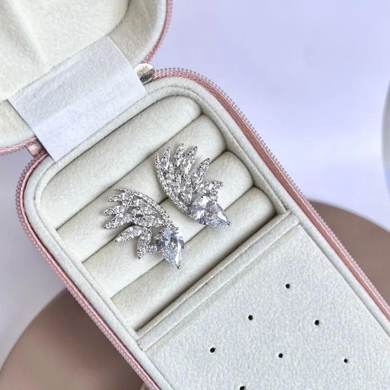 BRINCO EAR CUFF GOTA ZIRCONIA