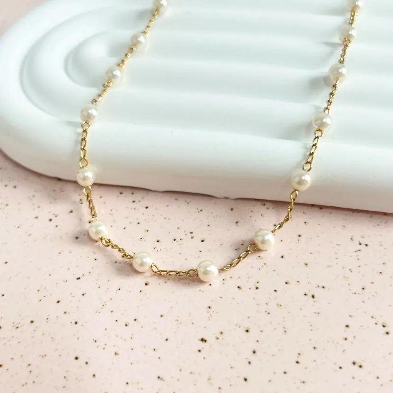 COLAR PÉROLAS 45CM COLAR PÉROLAS 45CM