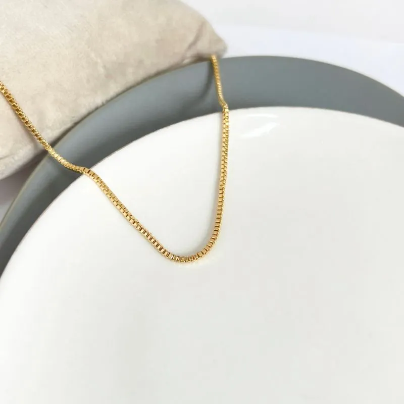 COLAR CHOKER VENEZIANA 1.2MM 35CM + 5CM EXTENSOR