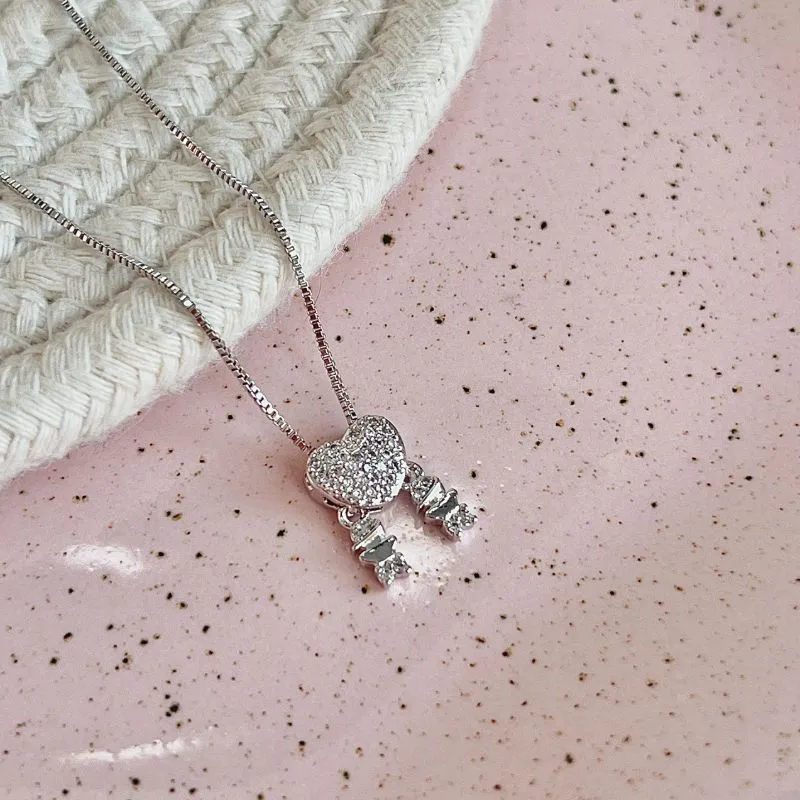 COLAR CORAÇÃO COM 2 MENINOS COLAR CORAÇÃO COM 2 MENINOS