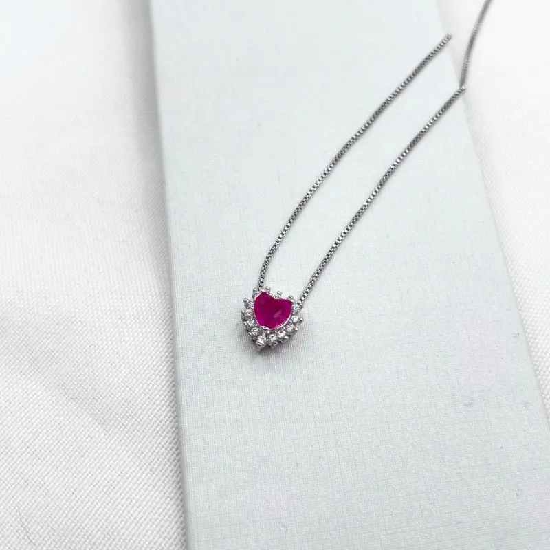 COLAR CORAÇÃO PRINCESA PINK COLAR CORAÇÃO PRINCESA PINK