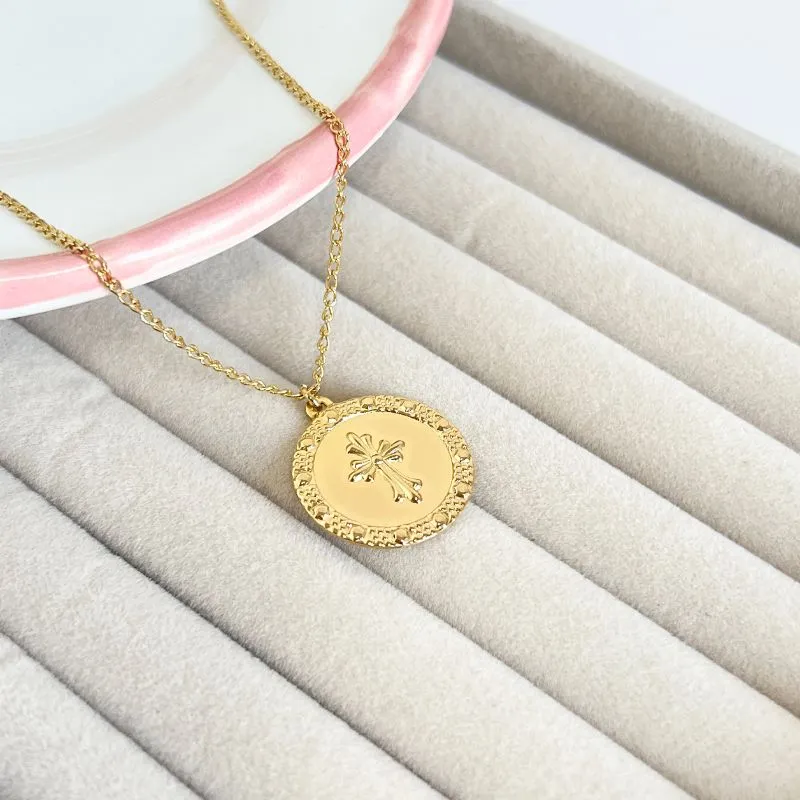 COLAR INFANTIL MEDALHA COM CRUZ COLAR INFANTIL MEDALHA COM CRUZ