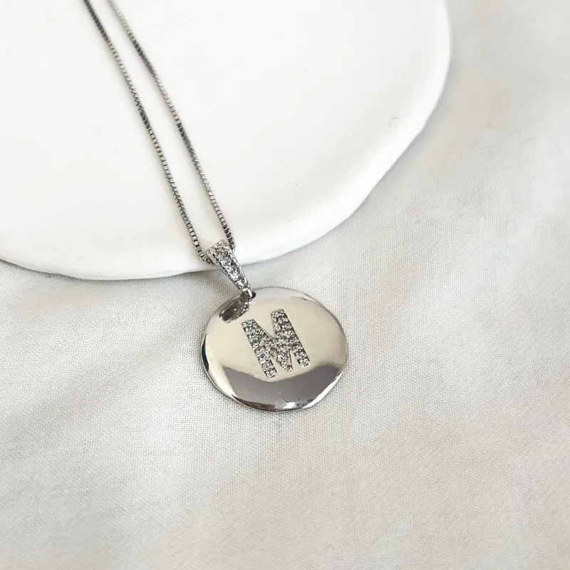 COLAR MEDALHA LETRA - M 70CM COLAR MEDALHA LETRA - M 70CM