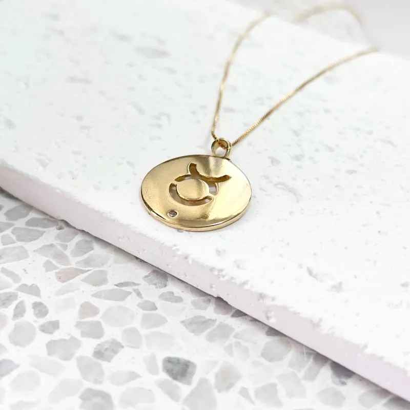 COLAR MEDALHA SIGNOS - TOURO
