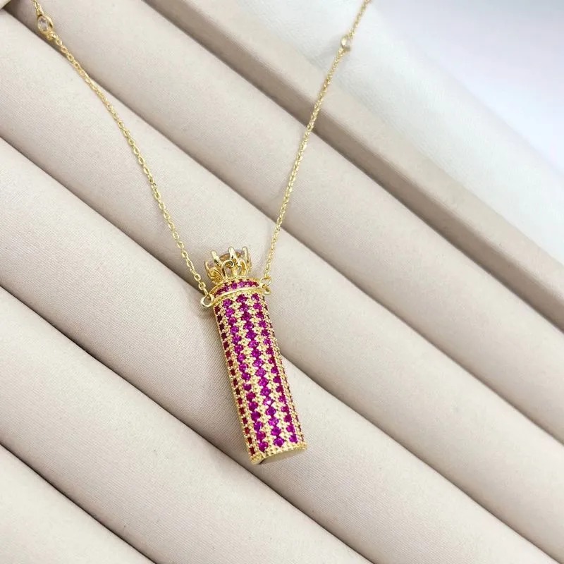 COLAR PERFUMEIRO/DIFUSOR ZIRCONIA ROSA COLAR PERFUMEIRO/DIFUSOR ZIRCONIA ROSA