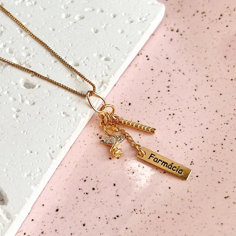 COLAR PROFISSÃO FÁRMACIA COLAR PROFISSÃO FÁRMACIA