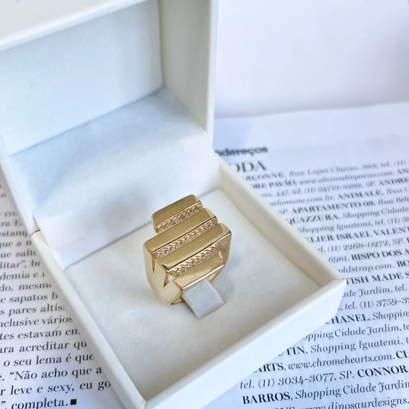 ANEL RETO COM MICRO ZIRCONIAS