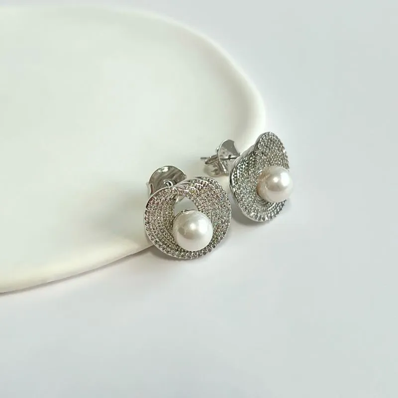 BRINCO NOIVA PÉROLA E MICRO ZIRCONIA BRINCO NOIVA PÉROLA E MICRO ZIRCONIA