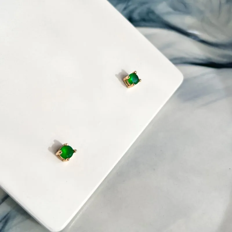 BRINCO PONTO DE LUZ VERDE 4MM