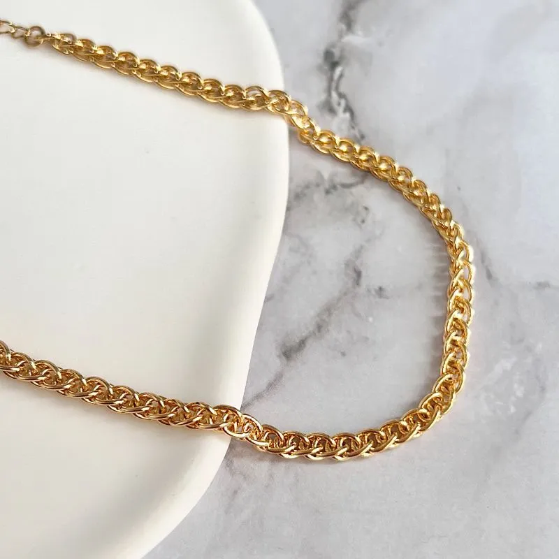 COLAR CHOKER ELOS DUPLOS 40CM