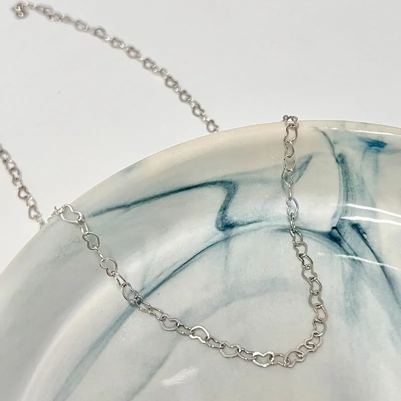 COLAR ELO CORAÇÃO 40CM COLAR ELO CORAÇÃO 40CM