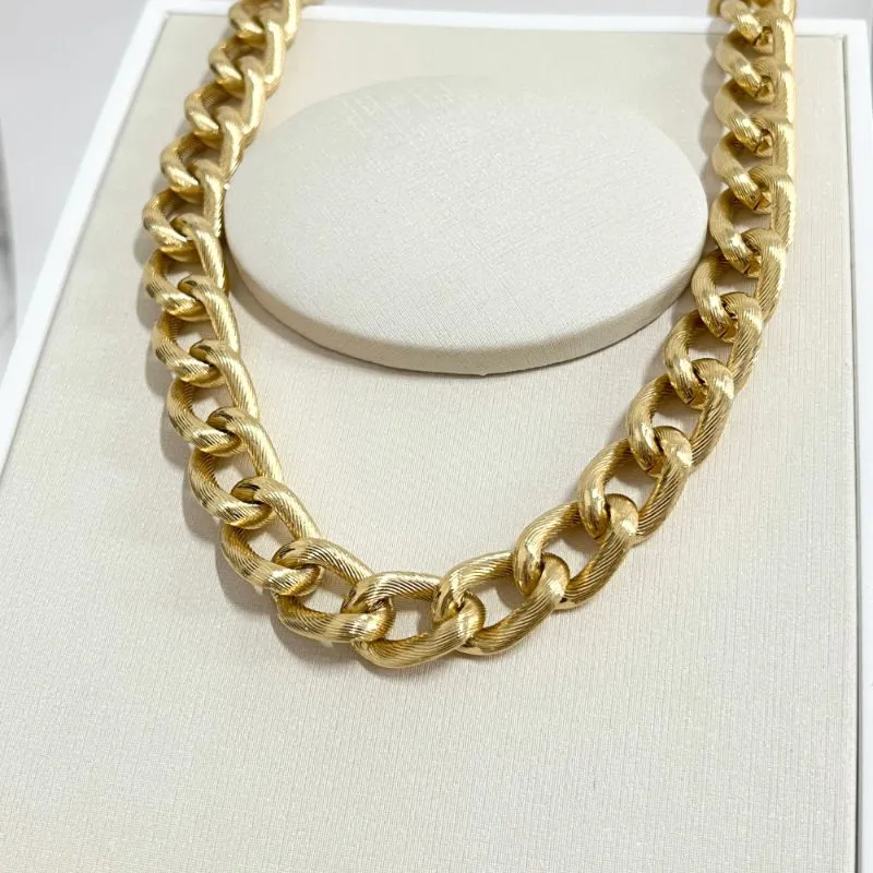 COLAR ELOS TRABALHADOS 50CM COLAR ELOS TRABALHADOS 50CM