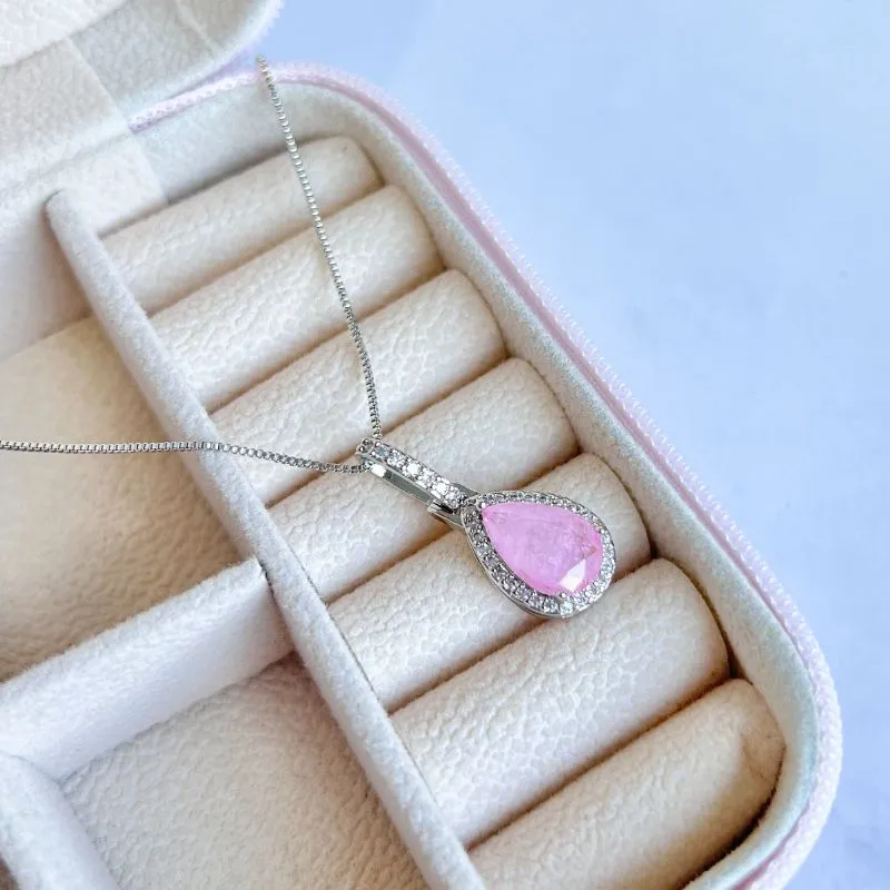 COLAR GOTA COM CONTRA ARGOLA GRANDE DE MICRO ZIRCONIAS