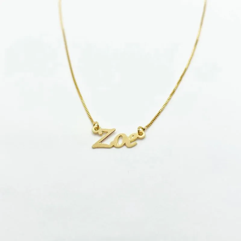 COLAR NOME FONTE 08 - ZOE COLAR NOME FONTE 08 - ZOE