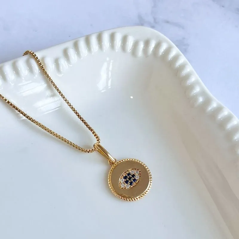 COLAR OLHO GREGO REDONDO