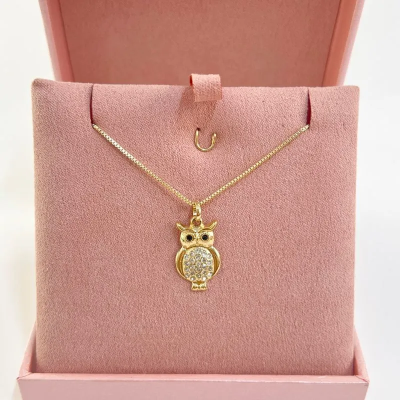 COLAR PINGENTE CORUJA COLAR PINGENTE CORUJA