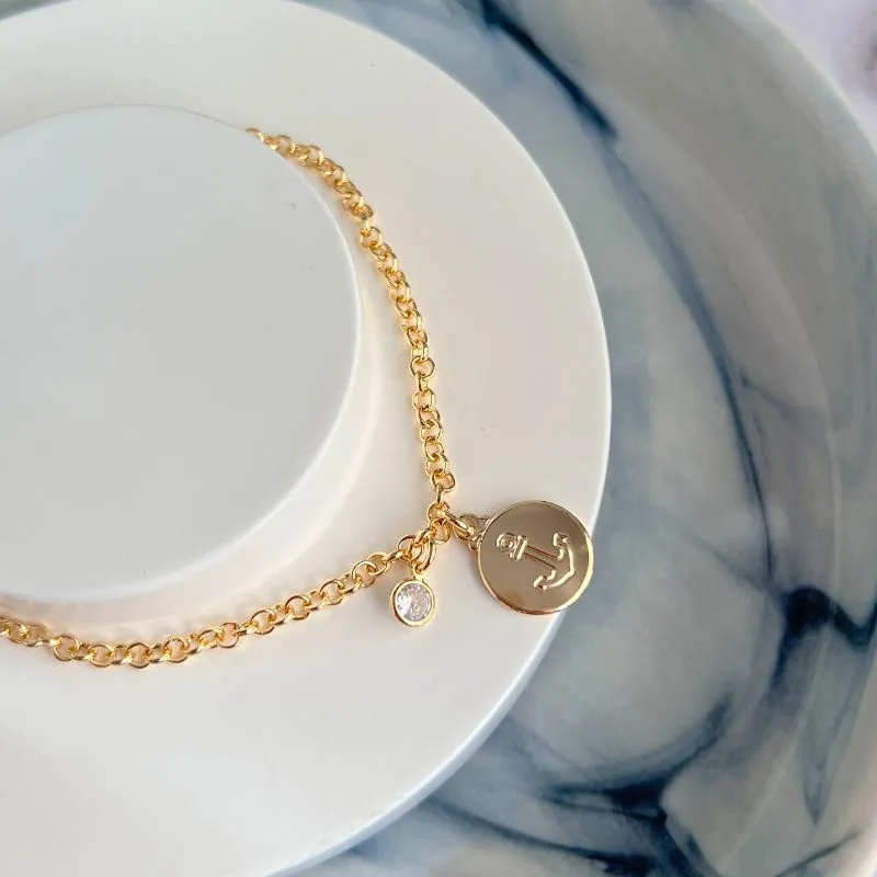 PULSEIRA MEDALHA ÂNCORA