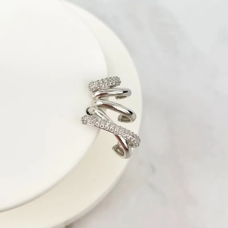 BRINCO EAR CUFF CRAVEJADO