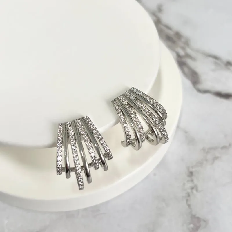 BRINCO EAR HOOK ZIRCONIAS