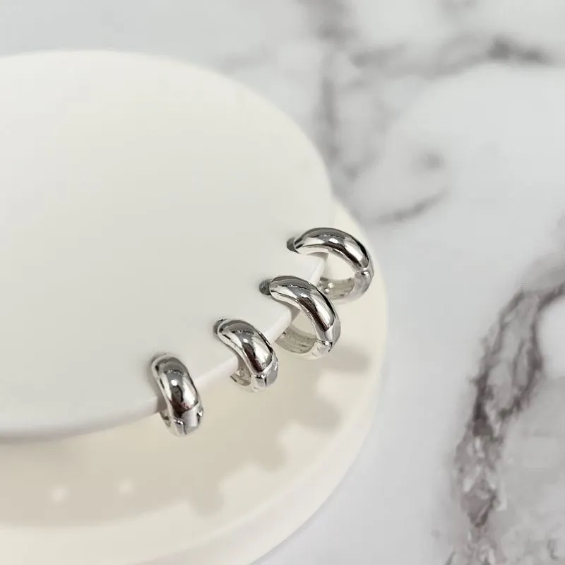 DUPLA BRINCOS ARGOLA ARTICULADAS LISAS TRADICIONAIS