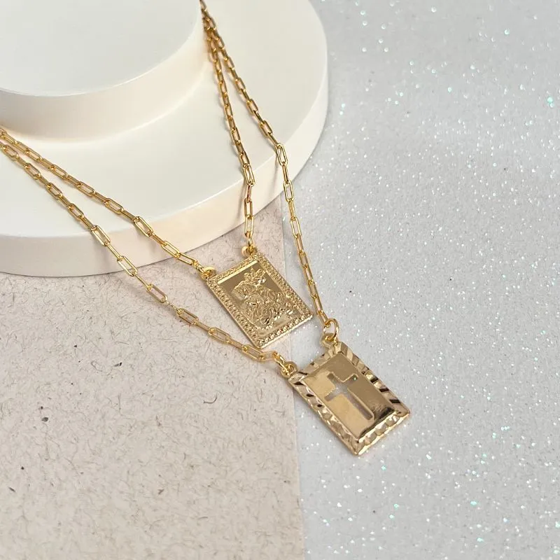 ESCAPULARIO SÃO JORGE COM CRUZ VAZADA ESCAPULARIO SÃO JORGE COM CRUZ VAZADA